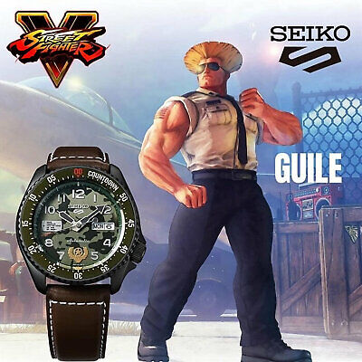 SEIKO 5 SPORT LIMITED EDITION STREET FIGHTER GUILE SRPF21K1 - immagine 3