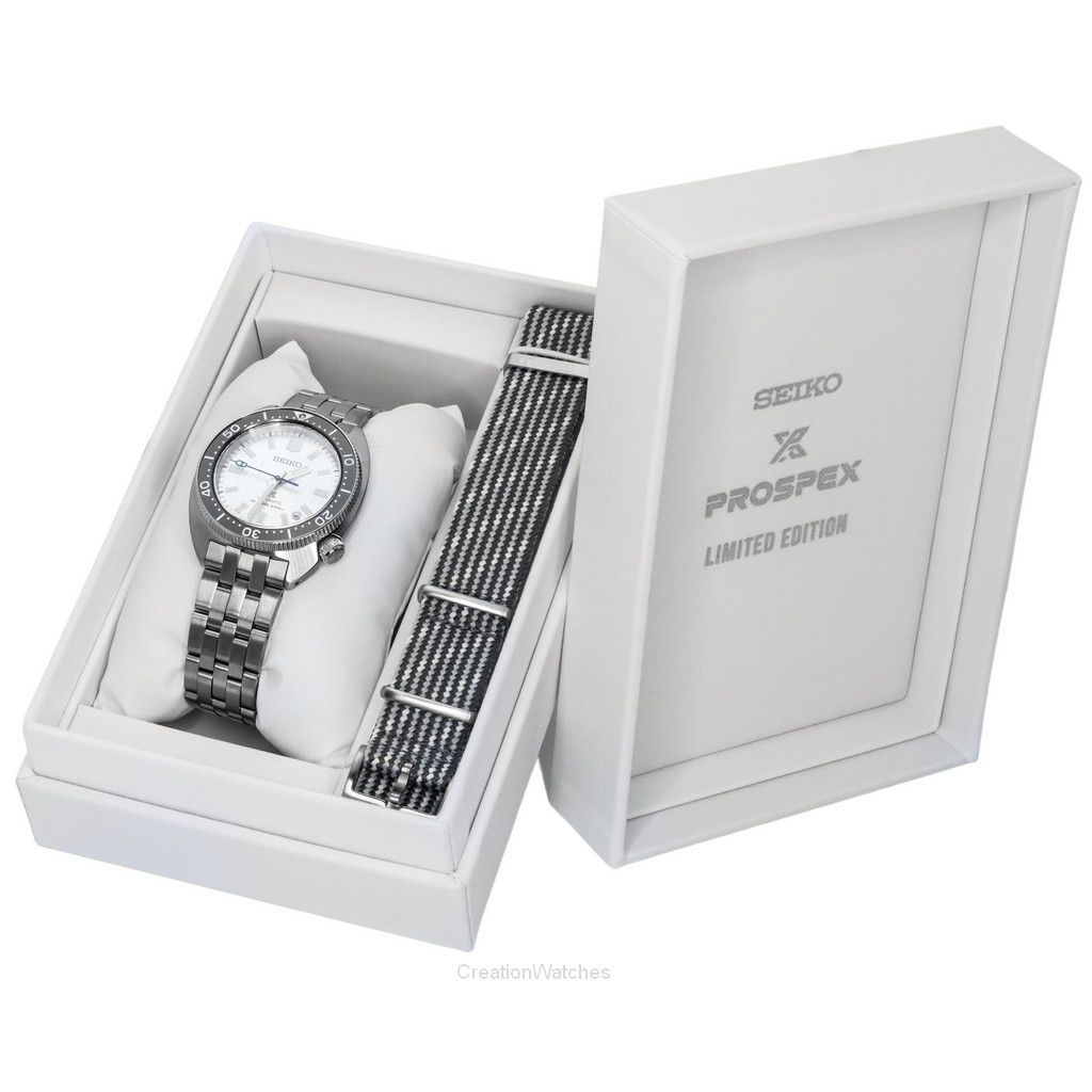 Orologio acciaio Seiko Prospex Watchmaking 110th Anniversary Save the Ocean Limited Edition SPB333J1 - immagine 4