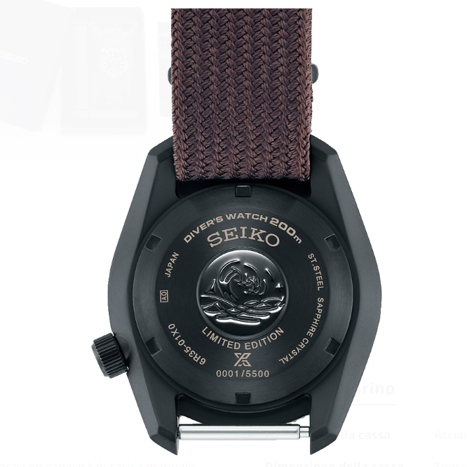 Orologio Seiko Prospex 1968 Black Series Limited - SPB255J1 - immagine 2