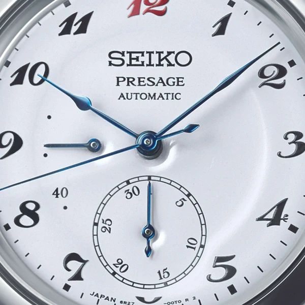 Orologio da uomo Seiko Presage Takumi 110° Anniversario "Laurel" Quadrante Bianco Cinturino in Pelle SPB359J1 - immagine 2